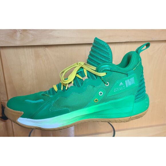 Adidas Dame Ext-Ply US 10.5 Ready Player One Green Basketball Shoes Sneakers - Picture 3 of 10